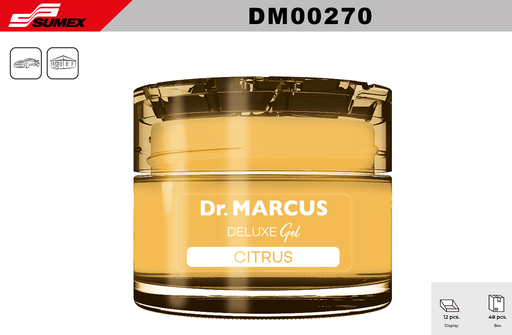 [DM00270] AIR FRESHENER DR. MARCUS SENSO DELUXE GEL CITRUS DREAM (1 SET=12 UNITS)
