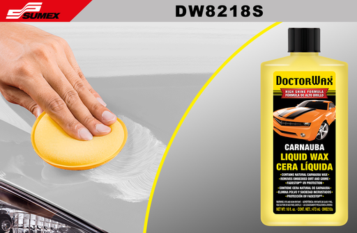 [DW8218S] CERA CARNAUBA LIQUIDA DOCTOR WAX (16 OZ - 473 ML) (6 UNDS)