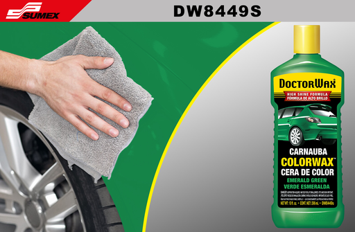 [DW8449S] CARNAUBA WAX EMERALD GREEN (10 OZ - 296 ML) (6 UNITS)