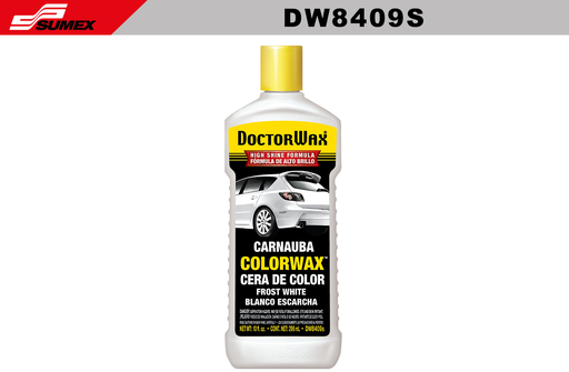 [DW8409S] CERA CARNAUBA COLOR BLANCA DOCTOR WAX (10 OZ - 296 ML) (6 UNDS)