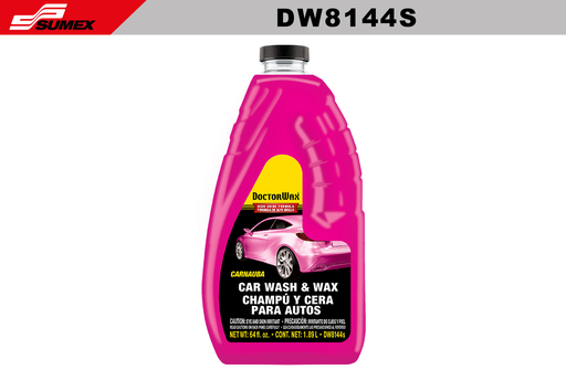 [DW8144S] CAR WASH AND WAX  (64 OZ 1.89 L) (6 UNITS)