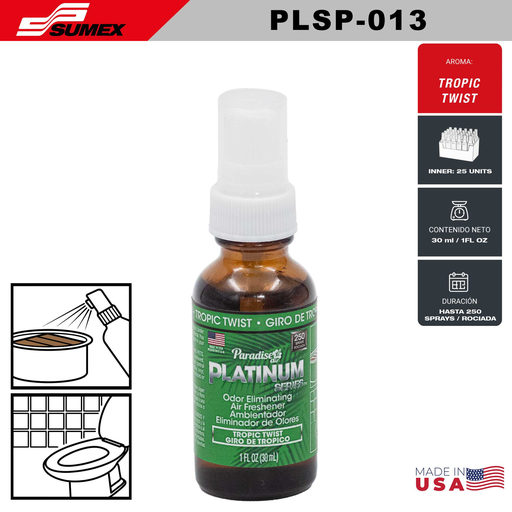 [PLSP-013] ODOR ELIMINATING SPRAY PARADISE AIR PLATINUM SERIES TROPIC TWIST(1 SET/25 UNITS) (6 SETS/150 UNITS)