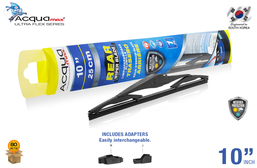 [REAR010] REAR WIPER BLADE ACQUAMAX 10" (80 UNITS) (8 SETS = 10 UNITS)