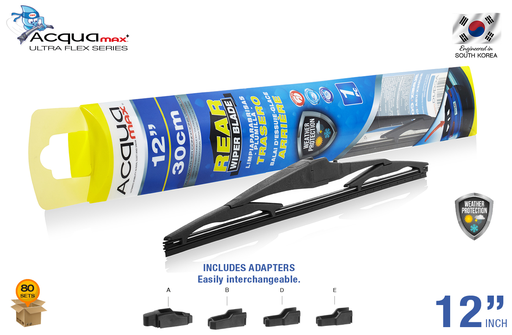 [REAR012] REAR WIPER BLADE ACQUAMAX 12" (80 UNITS) (8 SETS = 10 UNITS)