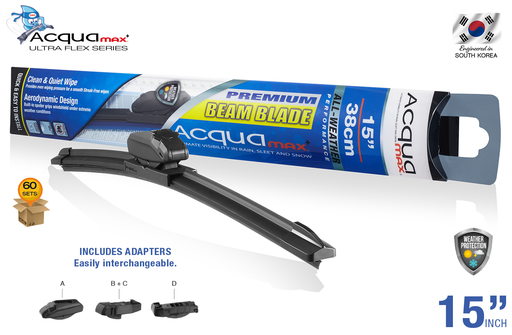 [ACQUA38] WIPER BLADE ACQUAMAX 15" (60 SETS) (6 SETS = 10 UNITS)