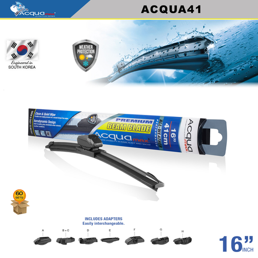 [ACQUA41] WIPER BLADE ACQUAMAX 16" (60 SETS) (6 SETS = 10 UNITS)