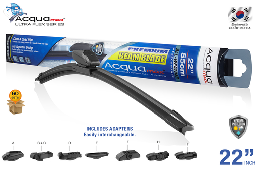 [ACQUA55] WIPER BLADE ACQUAMAX 22" (60 SETS) (6 SETS = 10 UNITS)