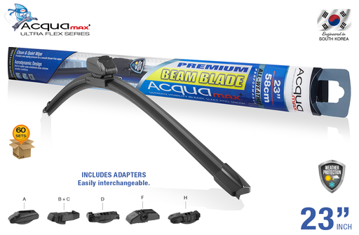 [ACQUA58] ESCOBILLA LIMPIAPARABRISAS ACQUAMAX 23" (60 SETS) ( 6 SETS = 10 UNDS)