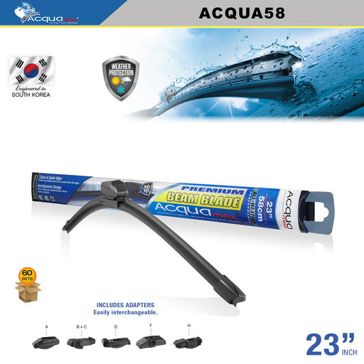 [ACQUA58] WIPER BLADE ACQUAMAX 23" (60 SETS) (6 SETS = 10 UNITS)