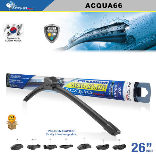 [ACQUA66] WIPER BLADE ACQUAMAX 26" (60 SETS) (6 SETS = 10 UNITS)