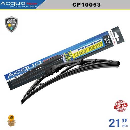 [CP10053] ESCOBILLA LIMPIA PARABRISAS ACQUATECH 21'' (50 SETS)