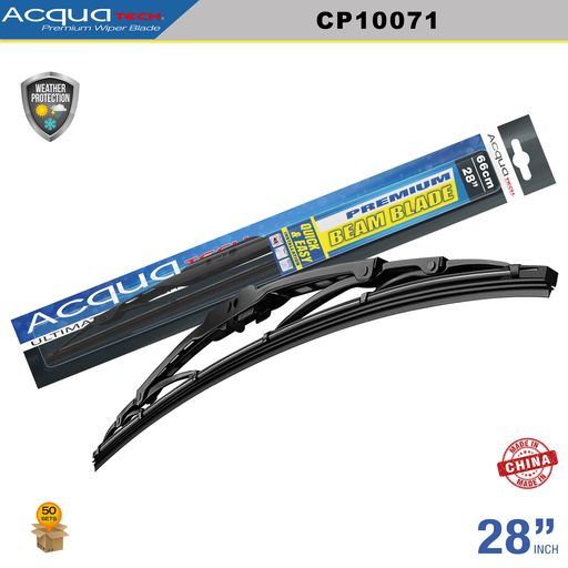 [CP10071] ESCOBILLA LIMPIA PARABRISAS ACQUATECH 28'' (50 SETS)