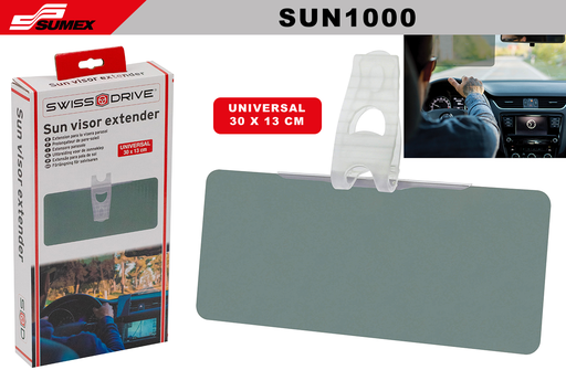[SUN1000] EXTENSION PARA LA VISERA SWISS DRIVE (30 x 13cm) (20 UNDS)