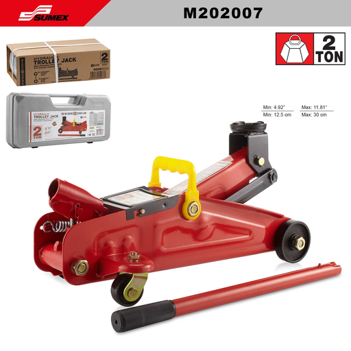 [M202007] GATO HIDRAULICO PISO PATIN DE 2 TONELADAS SWISS DRIVE (1 SET)