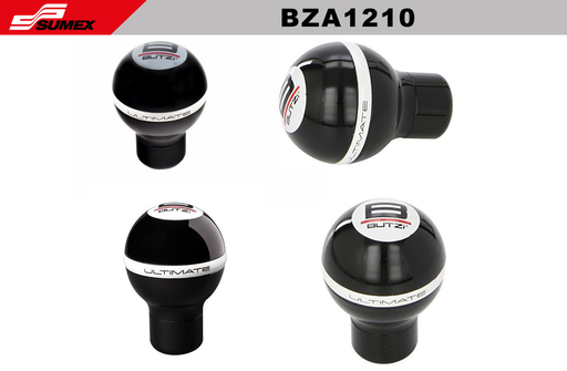 [BZA1210] PERILLA DE ALUMINIO PARA PALANCA DE CAMBIO BUTZI NEGRO (35 UNDS)