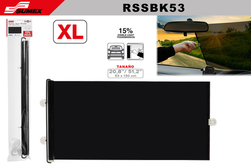 [RSSBK53] ROLLER SUN SHADE SWISS DRIVE 15% "XL" (53 X 130 CM) (50 UNITS)