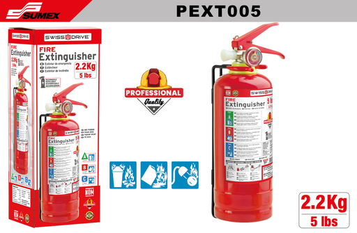 [PEXT005] ACCESORIO DE SEGURIDAD SWISS DRIVE (2.27KG/5 LBS) (4UNDS)