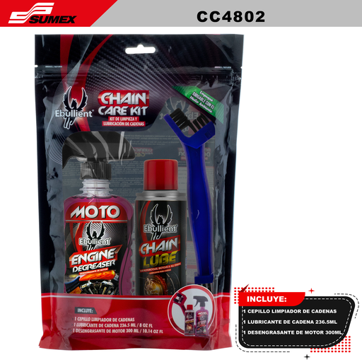 [CC4802] KIT CHAIN CARE KIT  EBULLIENT (3 UNITS) (6 SETS) 