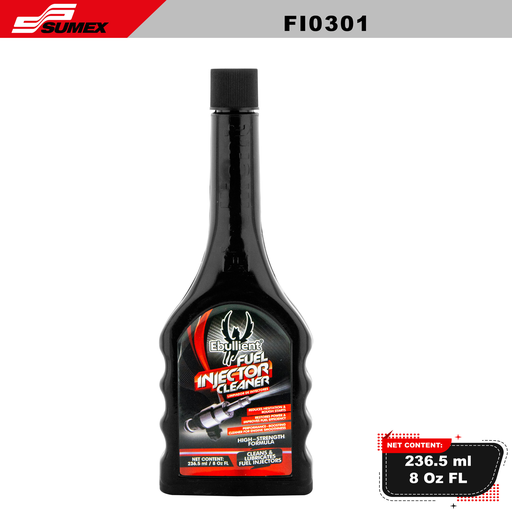 [FI0301] FUEL INJECTOR CLEANER EBULLIENT (236.5 ML / 8 OZ) (12 UNITS)  