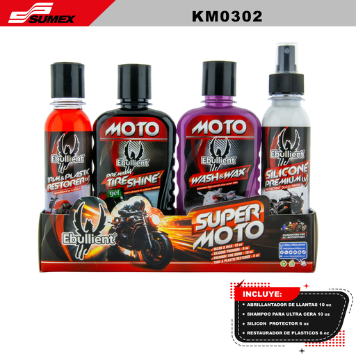[KM0302] KIT SUPER MOTO EBULLIENT (4 UNITS) (9 SETS)