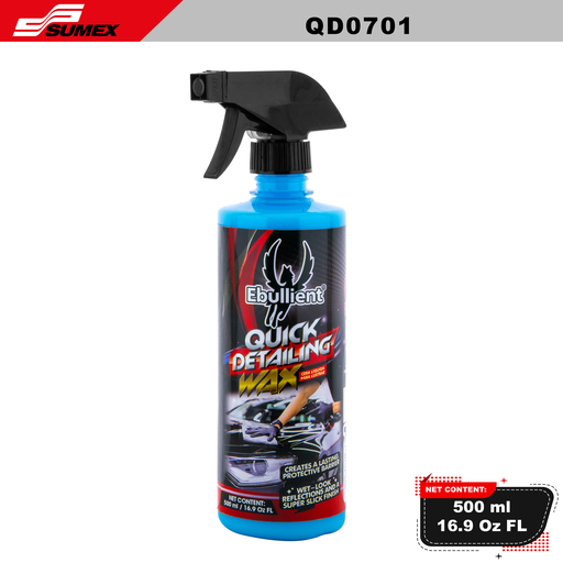 [QD0701] QUICK DETAILING WAX EBULLIENT (500 ML / 16.9 OZ) (24 UNITS) 