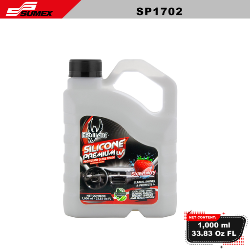 [SP1702] SILICONE PREMIUM UV PROTECTANT GLOSS FINISH STRAWBERRY EBULLIENT (1 L / 33.83 OZ) (12 UNITS) 