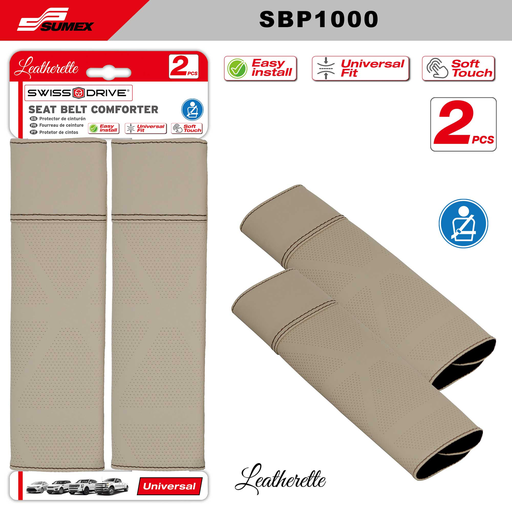 [SBP1000] CUBRE CINTURON SWISS DRIVE PSP BEIGE (2 UNDS) (50SETS)