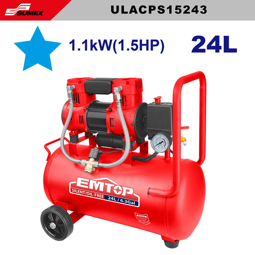 [ULACPS15243] AIR COMPRESSOR 24 L EMTOP (1 UNIT)