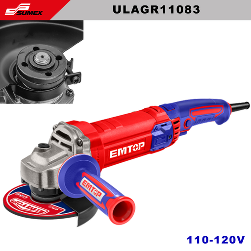 [ULAGR11083] ANGLE GRINDER 1100 W EMTOP (6 UNITS)