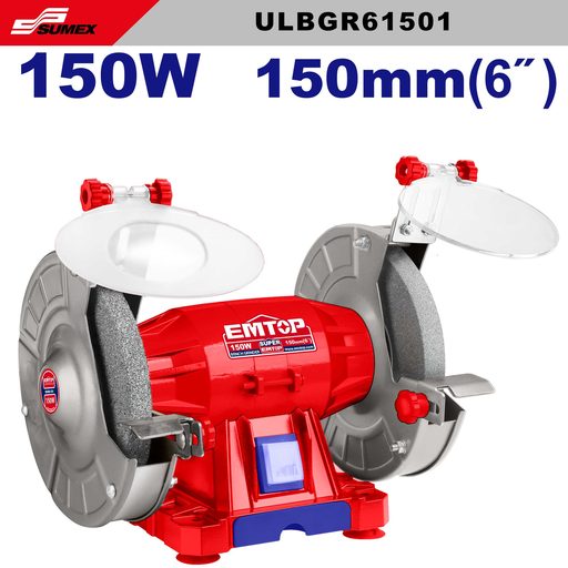 [ULBGR61501] ESMERIL DE BANCO EMTOP DE 110- 120V~60HZ. POTENCIA 150W (CJ/1UNDS)