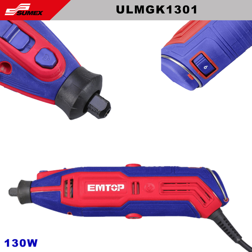 [ULMGK1301] MINI AMOLDADORA EMTOP 130W VELOCIDAD VARIABLE CJ/5UNDS)