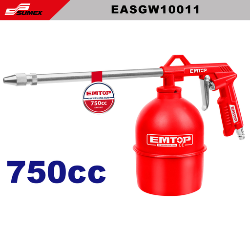 [EASGW10011] PISTOLA DE AIRE PARA LIMPIEZA 750CC EMTOP (CJ/10UNDS)