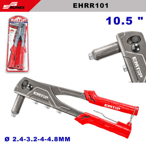 [EHRR101] HAND RIVETER EMTOP 10.5" (24 UNITS)