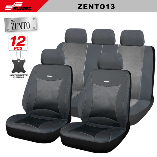 [ZENTO13] SEAT COVER SWISS DRIVE "ZENTO"13PCS (6 UNITS)