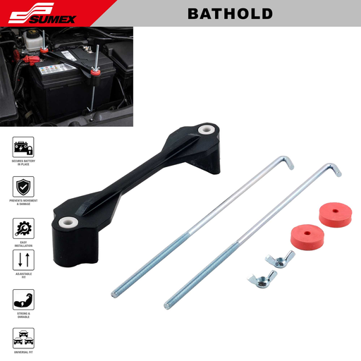 [BATHOLD] BATTERY HOLD DOWN SWISS DRIVE